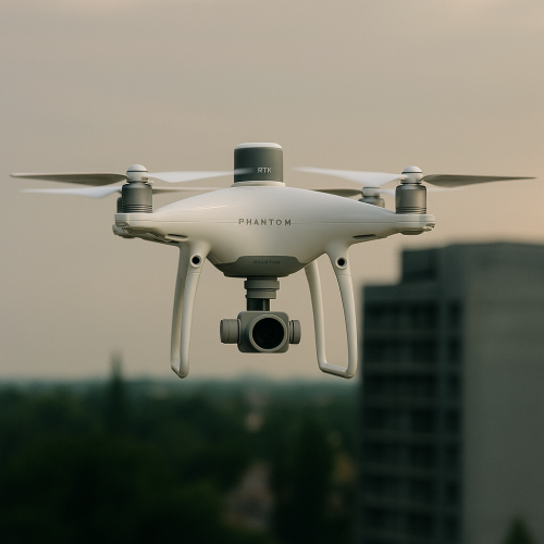Drone DJI Phantom 4 RTK Levantamientos con fotogrametría y ortofotos. Por día o semana |  Cámara 20MP