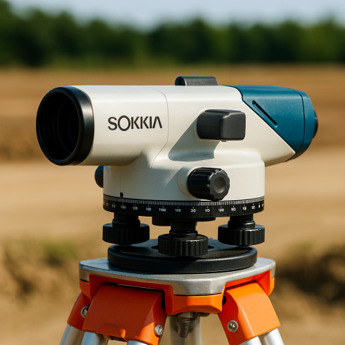 Nivel automático Sokkia B40 Para control de alturas y cortes. Desde 1 día | Incluye trípode y mira
